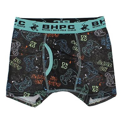 CTM Boy's Assorted Gaming Boxer Briefs (4 Pack)