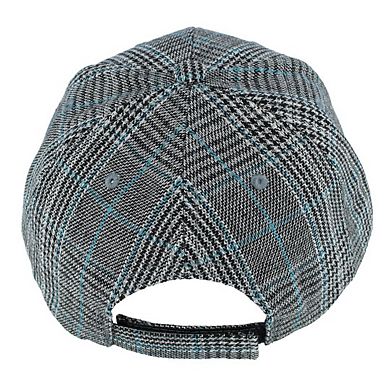 CTM Women's Plaid Trucker Hat