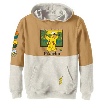 Boys 4-20 Pokémon Pikachu Enjoying The Jungle Graphic Hoodie