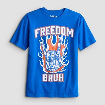 Boys 6-20 Freedom Bruh Graphic Tee