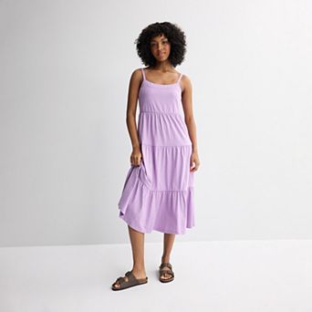 Juniors' SO® Tiered Midi Dress