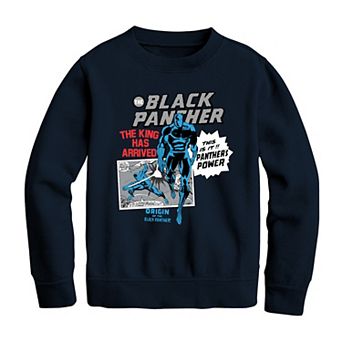 Boys 6-20 Marvel Black Panther Graphic Crew Fleece Sweatshirt