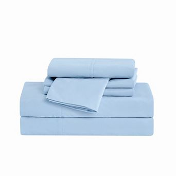 Cannon Heritage Solid Microfiber Sheet Set with Pillowcases