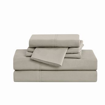 Cannon Heritage Solid Microfiber Sheet Set with Pillowcases