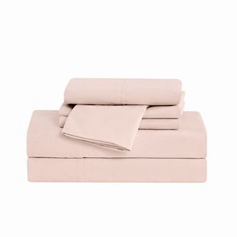 Cannon Heritage Solid Microfiber Sheet Set with Pillowcases