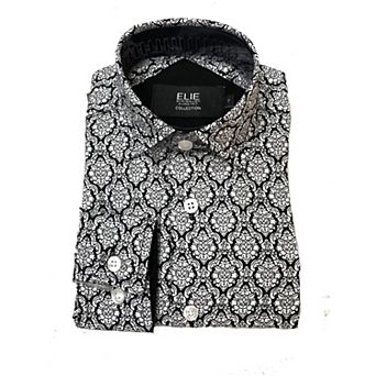 Elie Balleh Boys Slim Fit Short Sleeve Button-Down Shirt