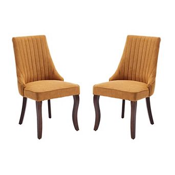 Linen Dining Chair Set of 2