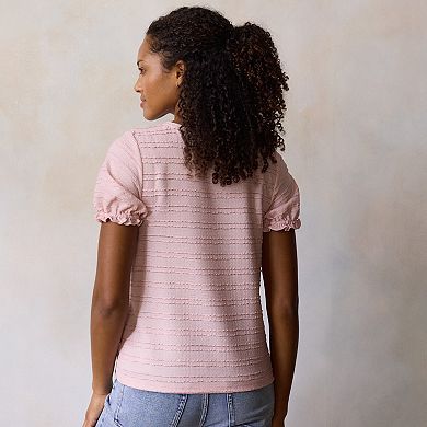 Women's LC Lauren Conrad Puff Sleeve Top