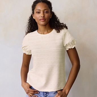 Women's LC Lauren Conrad Puff Sleeve Top