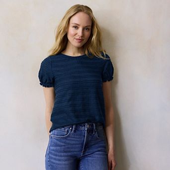 Women's LC Lauren Conrad Puff Sleeve Top