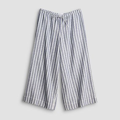 Women's Sonoma Goods For Life® Wide Leg Linen Capri Pants