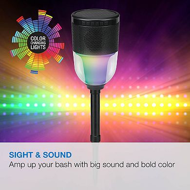 iLive GardenLite Waterproof Bluetooth Speaker with Removable Stake