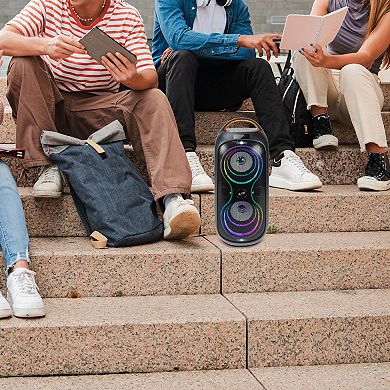 iLive Bluetooth Wireless Tailgate Speaker with LED Lights