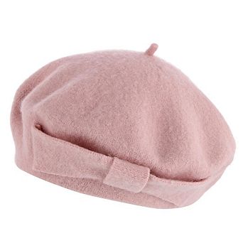 San Diego Hat Company Women's Wool Beret with Bow