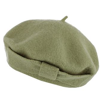 San Diego Hat Company Women's Wool Beret with Bow