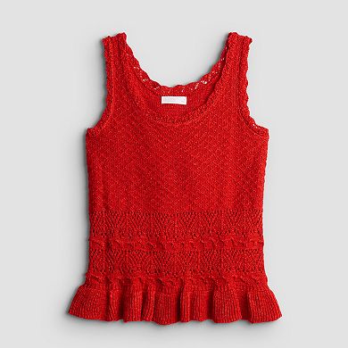 Women's LC Lauren Conrad Mixed Stitch Sweater Tank Top
