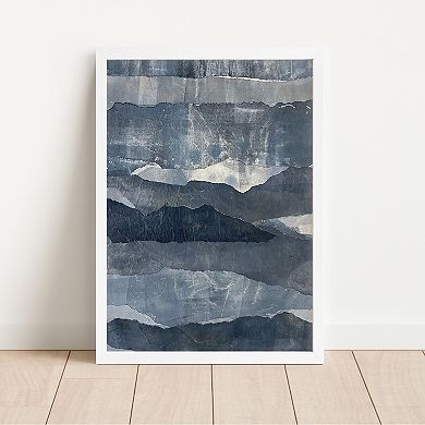 Blue Ridges Small Framed Print