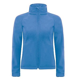 B&C Womens Hooded Premium Softshell Jacket (Windproof Waterproof & Breathable)