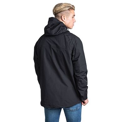 Trespass Mens Corvo Hooded Full Zip Waterproof Jacket/Coat