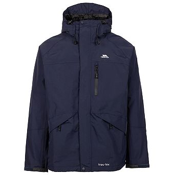 Trespass Mens Corvo Hooded Full Zip Waterproof Jacket/Coat