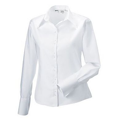 Russell Collection Ladies/Womens Long Sleeve Ultimate Non-Iron Shirt