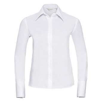 Russell Collection Ladies/Womens Long Sleeve Ultimate Non-Iron Shirt