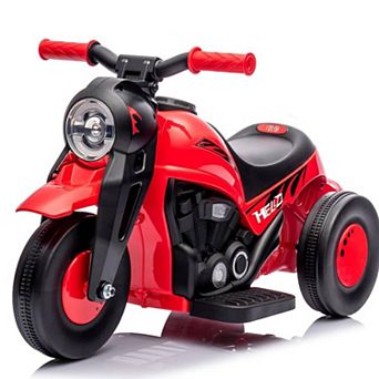 Ride-On Bubble Motorcycle for Kids, 6V Electric 3-Wheel Toy with Light, Music & Bubble Maker