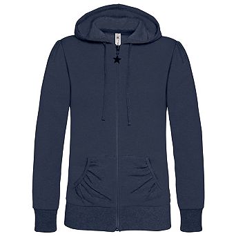 B&C Wonder Women Full Zip Hooded Sweatshirt / Hoodie