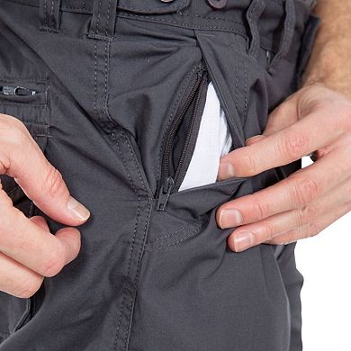Trespass Mens Gally Water Repellent Hiking Cargo Shorts