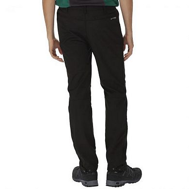 Regatta Great Outdoors Mens Adventure Tech Geo II Wind Resistant Regular Leg Softshell Trousers