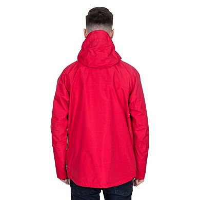 Trespass Mens Corvo Hooded Full Zip Waterproof Jacket/Coat