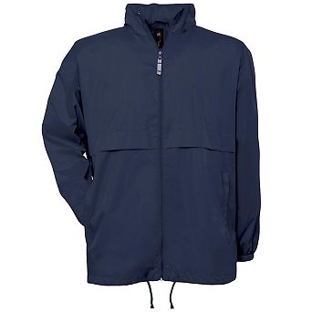 B&C Mens Air Lightweight Windproof Showerproof & Water Repellent Jacket