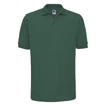 Russell Mens Ripple Collar & Cuff Short Sleeve Polo Shirt