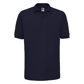 Russell Mens Ripple Collar & Cuff Short Sleeve Polo Shirt