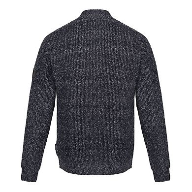 Regatta Professional Mens Marl Knitted Zip Neck Sweatshirt