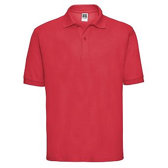 Russell Mens Polycotton Pique Polo Shirt
