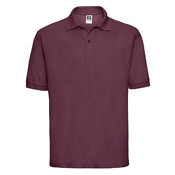 Russell Mens Polycotton Pique Polo Shirt