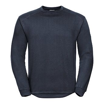 Russell Mens Spotshield Heavy Duty Crew Neck Sweatshirt