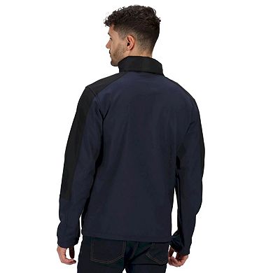 Regatta Reid Mens Softshell Wind Resistant Water Repellent Jacket