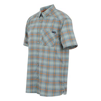 Regatta Mens Begarno Checked Short-Sleeved Shirt