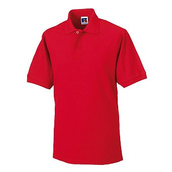Russell Mens Polycotton Pique Hardwearing Polo Shirt