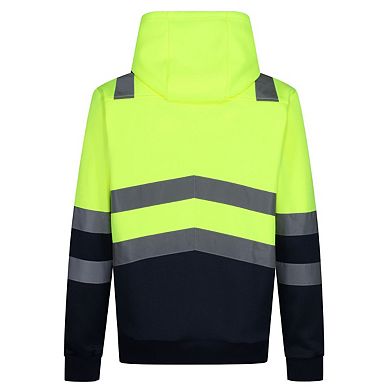 Regatta Professional Mens Overhead High-Vis Hoodie
