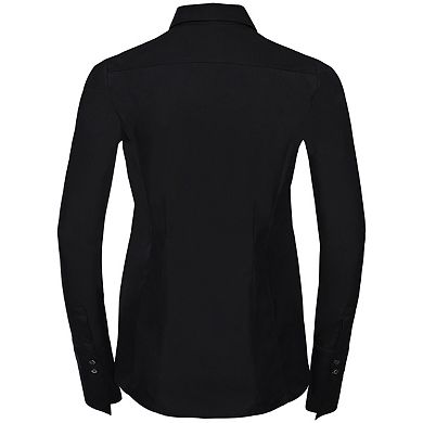 Russell Collection Womens/Ladies Ultimate Stretch Long-Sleeved Formal Shirt