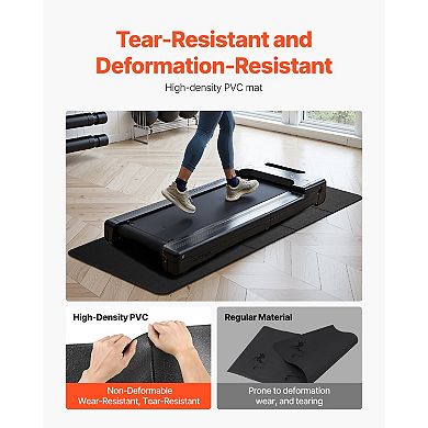 Walking Pad Treadmill Mat 24"x68" PVC Floor Protector for Home Gym