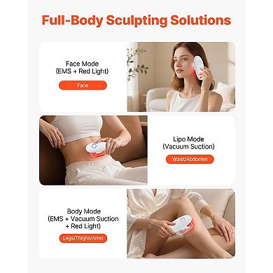 3-in-1 Electric Body Sculpting Machine for Cellulite Massage & Skin Tightening