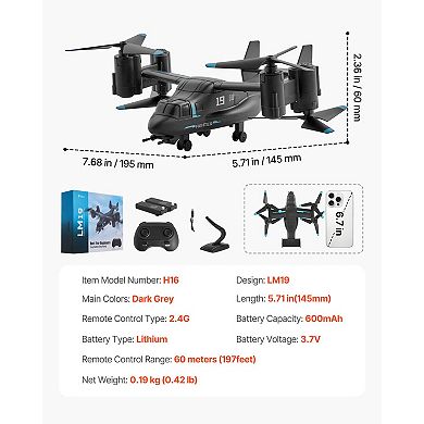 4-Channel Remote Control Helicopter with Gyro for Beginners, Ages 8+