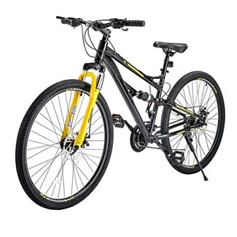 29-Inch Mountain Bike with Full Suspension & 24-Speed Gears - Aluminum Alloy Trail Bike