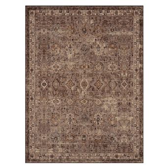 Vintage Area Rug Faux Wool Non-Slip Mashion Washable Indoor Floor Rug - Laundry Room Bedroom