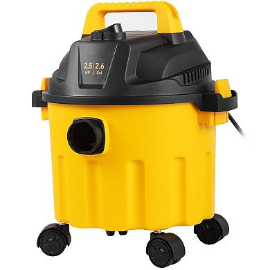 2.6 Gal Portable Wet Dry Vac 2.5 Peak HP with Blower Function