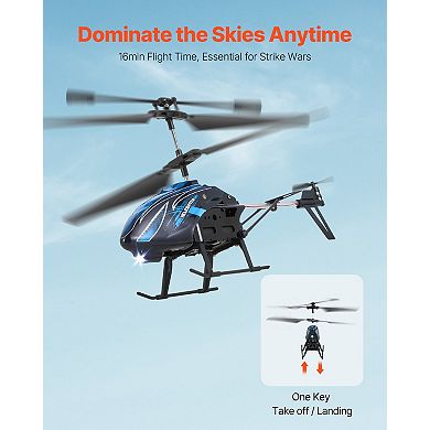 3.5-Channel RC Helicopter with Altitude Hold